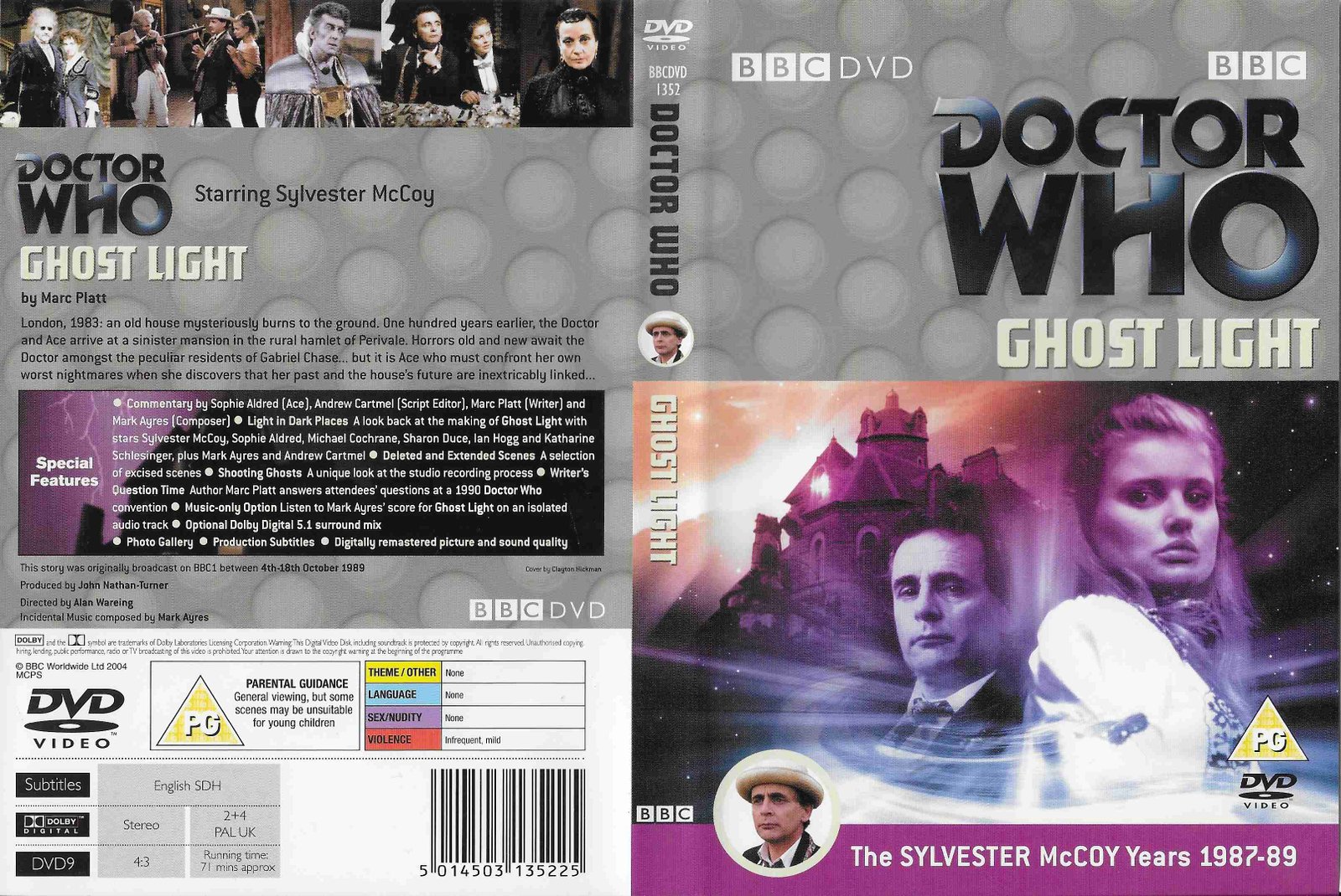 Picture of BBCDVD 1352 Doctor Who - Ghostlight by artist Marc Platt from the BBC records and Tapes library